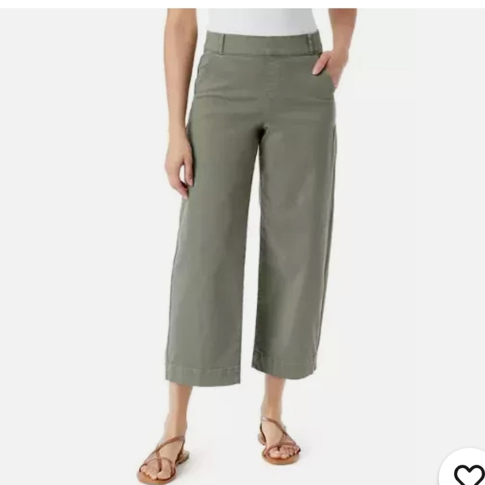 (Ew)Gloria Vanderbilt ladies wide leg Cropped  pants